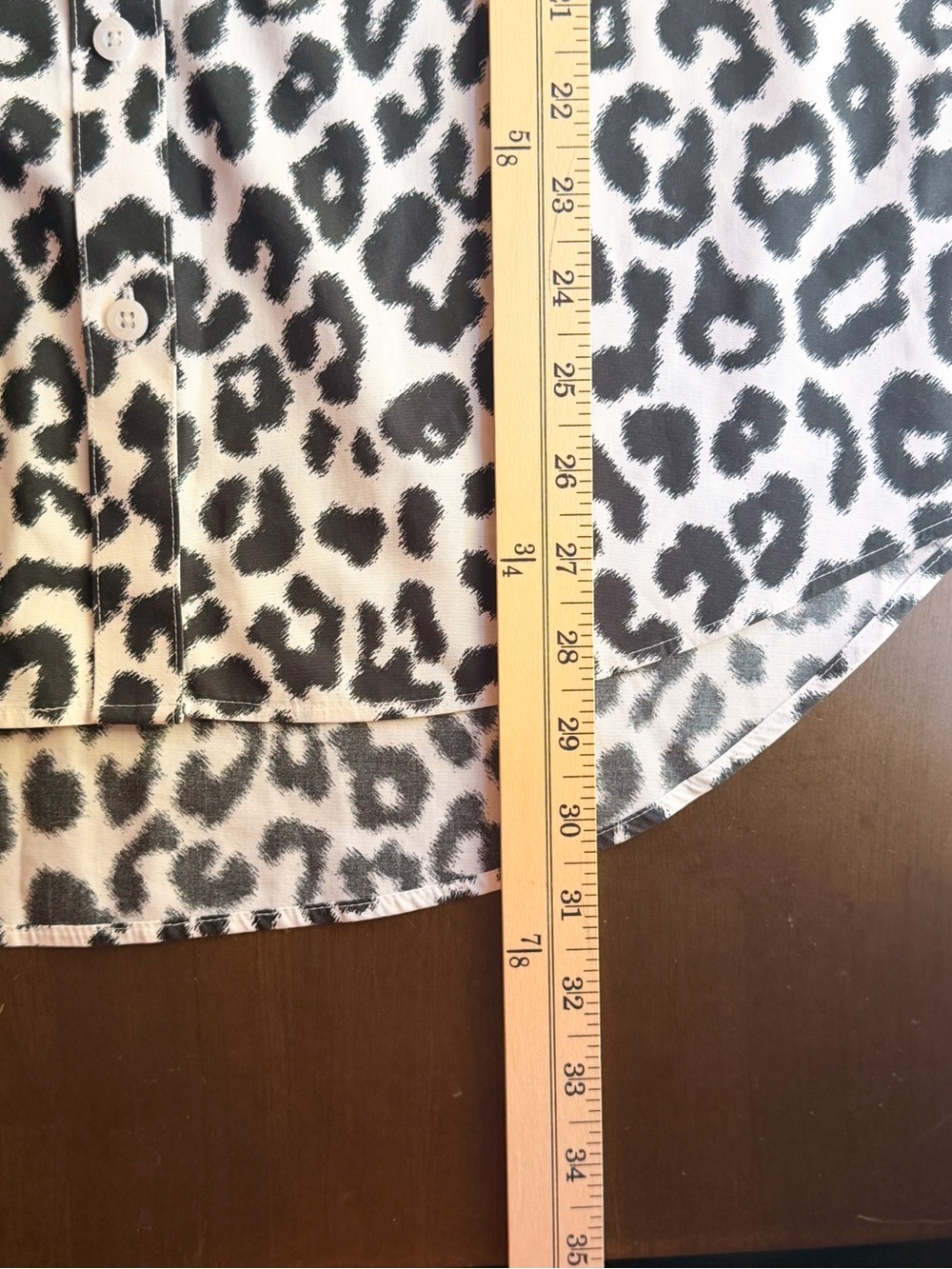 Chico’s Leopard Print 100% Cotton Button-Front Shirt Size 3/XL - Picture 5 of 7